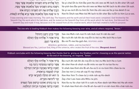 Kiddush FAQs