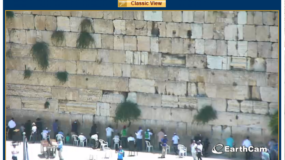 Live Stream of the Western Wall